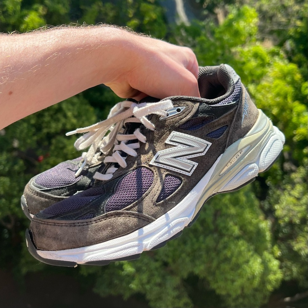 New Balance 990 v3 Size Women’s 7.5 Made in USA - W990BK3 Black Running Shoes